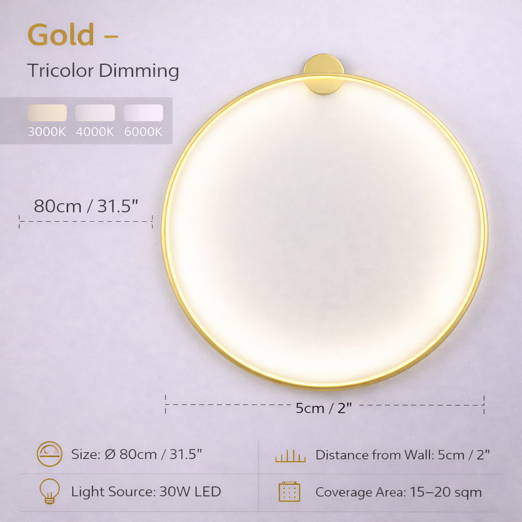 Lunaris Halo Wall Light