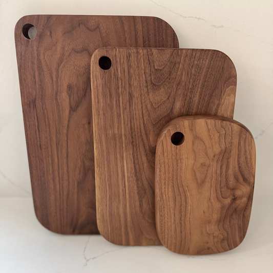 Rich Walnut Solid Chopping Board