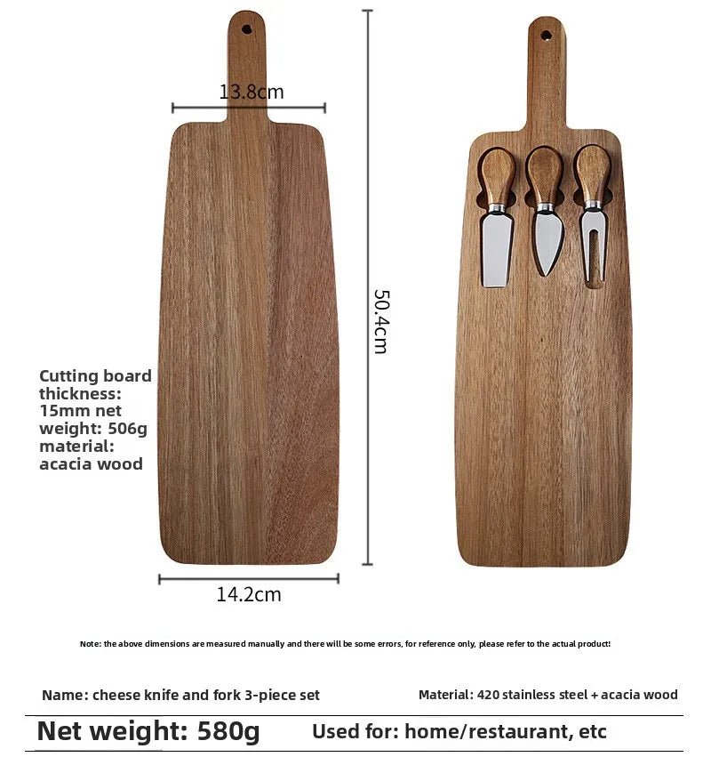 Acacia Cheese Board (with Utensils) - Urban Jiko