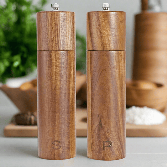 Acacia Wood Salt & Pepper Grinders - Urban Jiko