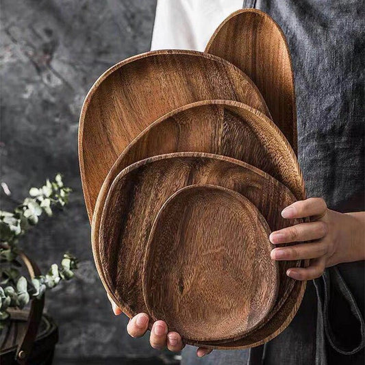 Acacia Wood Serving Trays - Urban Jiko