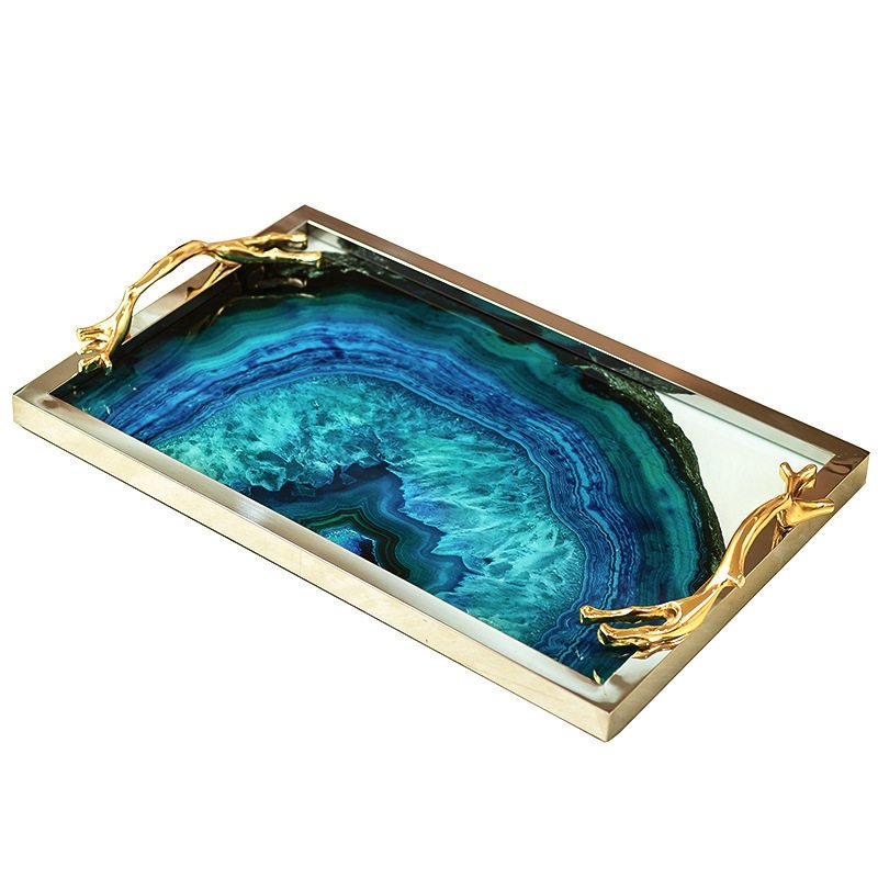 Blue Onyx Accent Tray - Urban Jiko