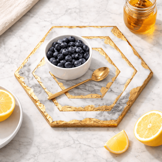 European Marble Dining Trivet - Urban Jiko