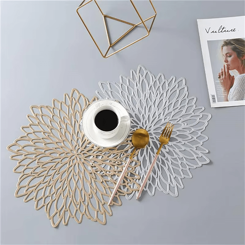 Gold Designer Placemat Set - Urban Jiko