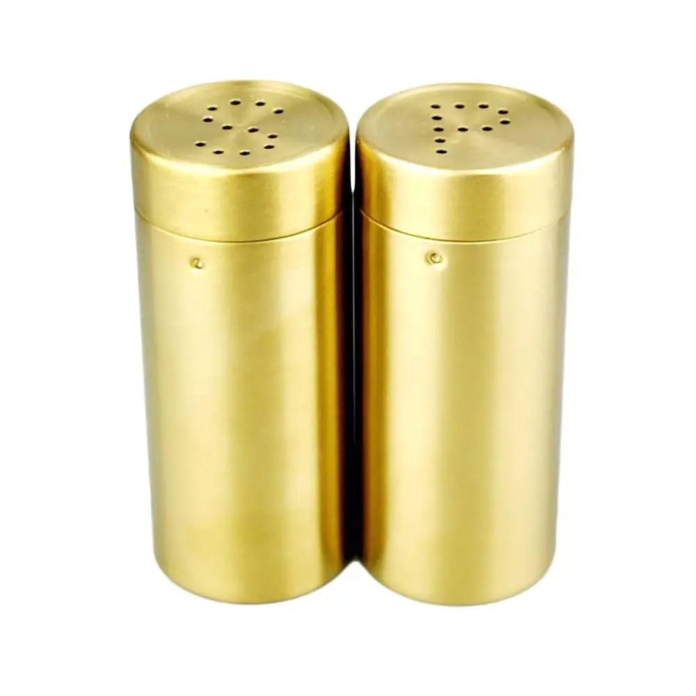 Gold Salt & Pepper Shaker Set - Urban Jiko