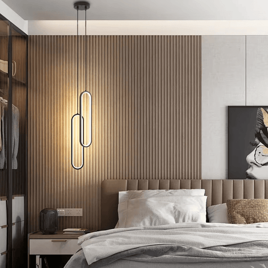Modern LED Oval Pendant Lamp - Urban Jiko