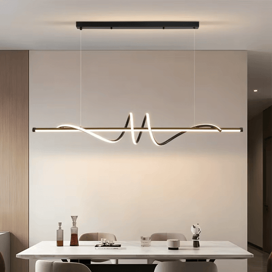 Modern LED Wave Pendant Lamp - Urban Jiko