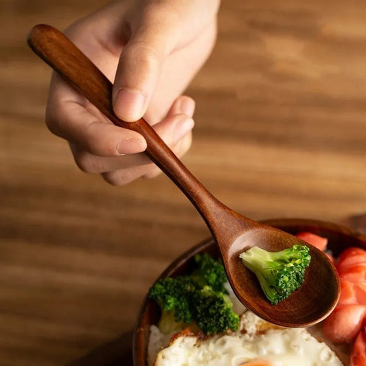 Premium Wooden Eating Spoons (4 set) - Urban Jiko