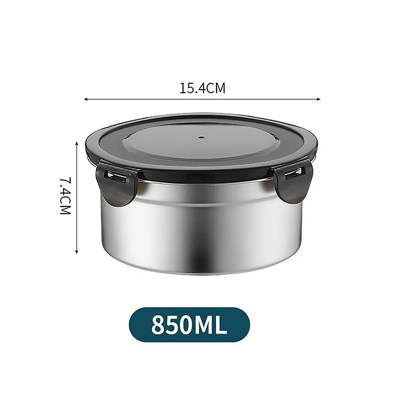 Stainless Steel Food Storage Containers with Snap Seal Lid - Urban Jiko