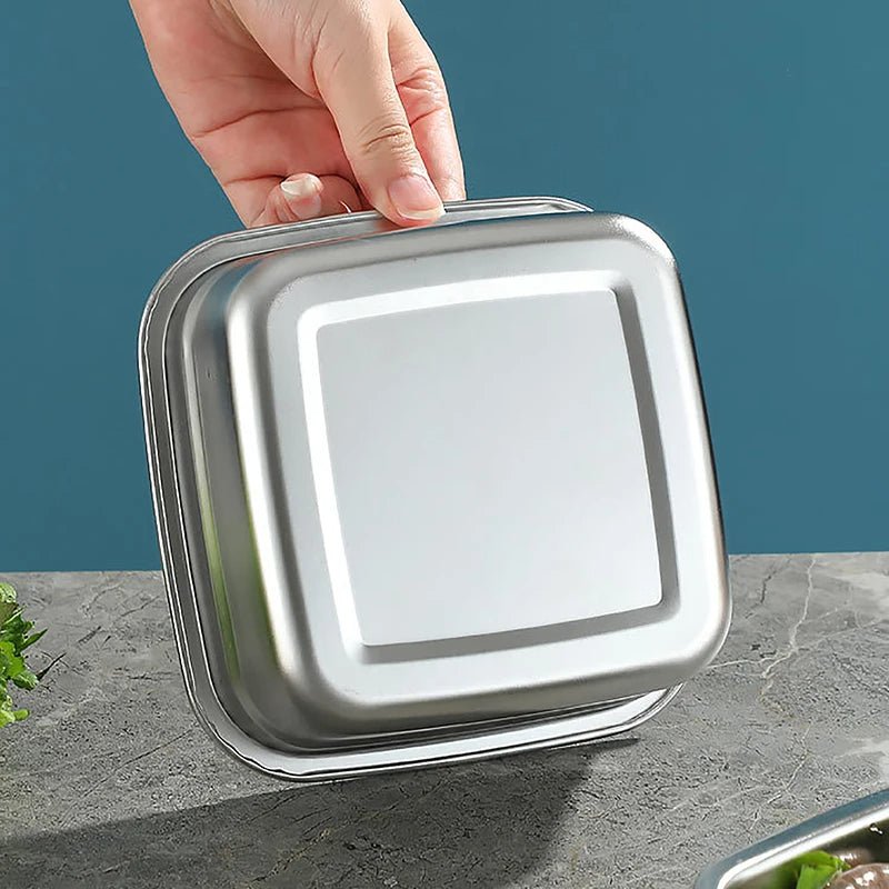 Stainless Steel Food Storage Containers with Snap Seal Lid - Urban Jiko