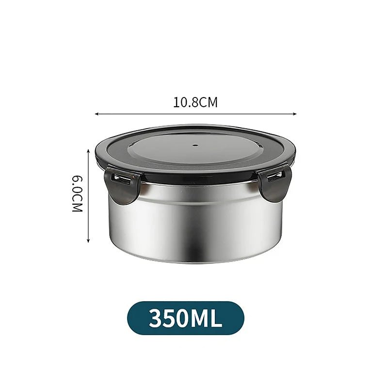Stainless Steel Food Storage Containers with Snap Seal Lid - Urban Jiko