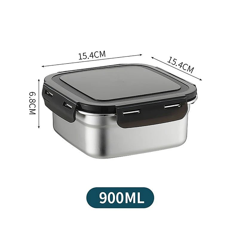 Stainless Steel Food Storage Containers with Snap Seal Lid - Urban Jiko