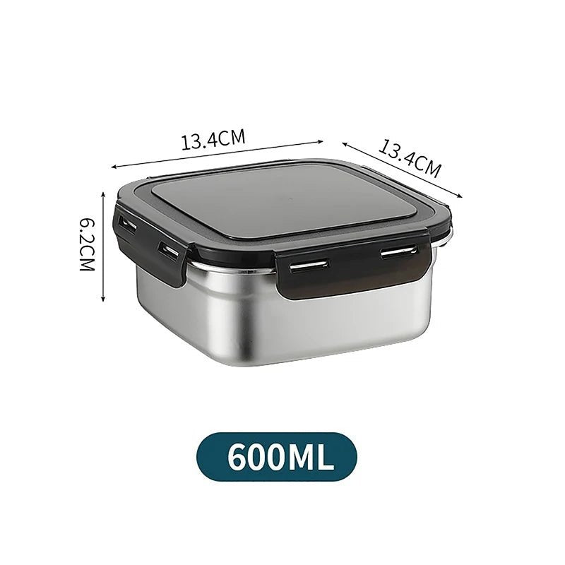 Stainless Steel Food Storage Containers with Snap Seal Lid - Urban Jiko