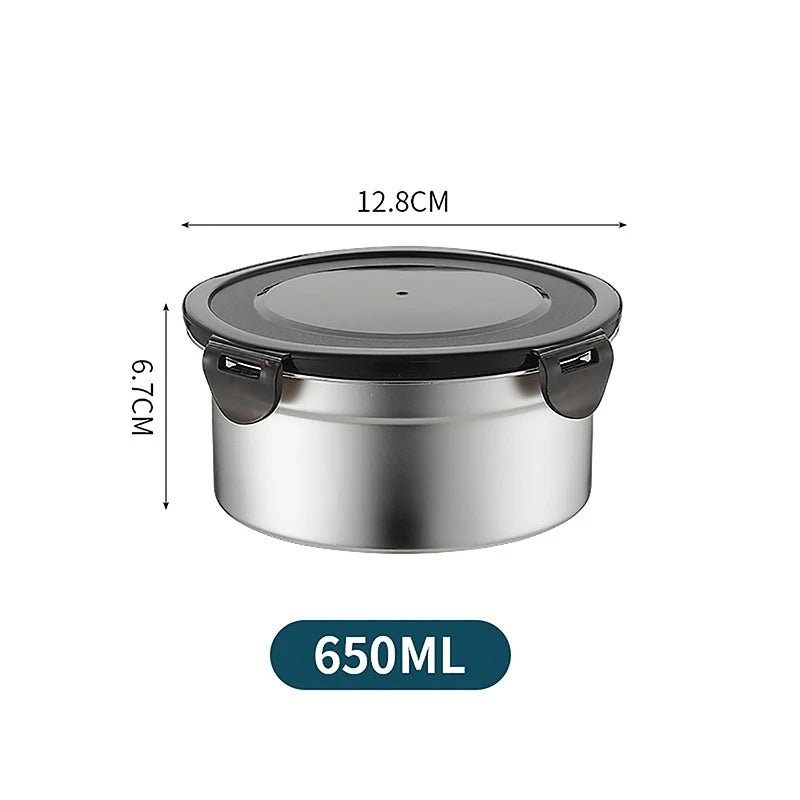 Stainless Steel Food Storage Containers with Snap Seal Lid - Urban Jiko
