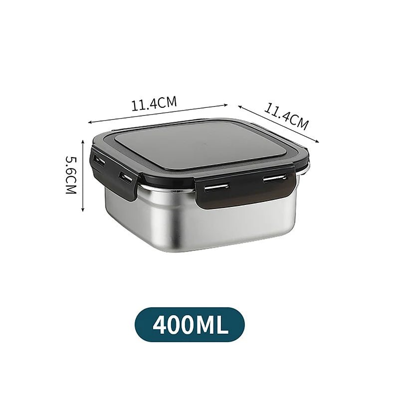 Stainless Steel Food Storage Containers with Snap Seal Lid - Urban Jiko