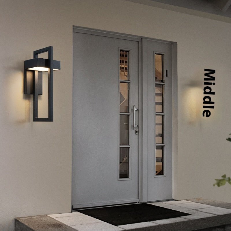 Terrion Modern Outdoor LED Wall Sconce - Urban Jiko