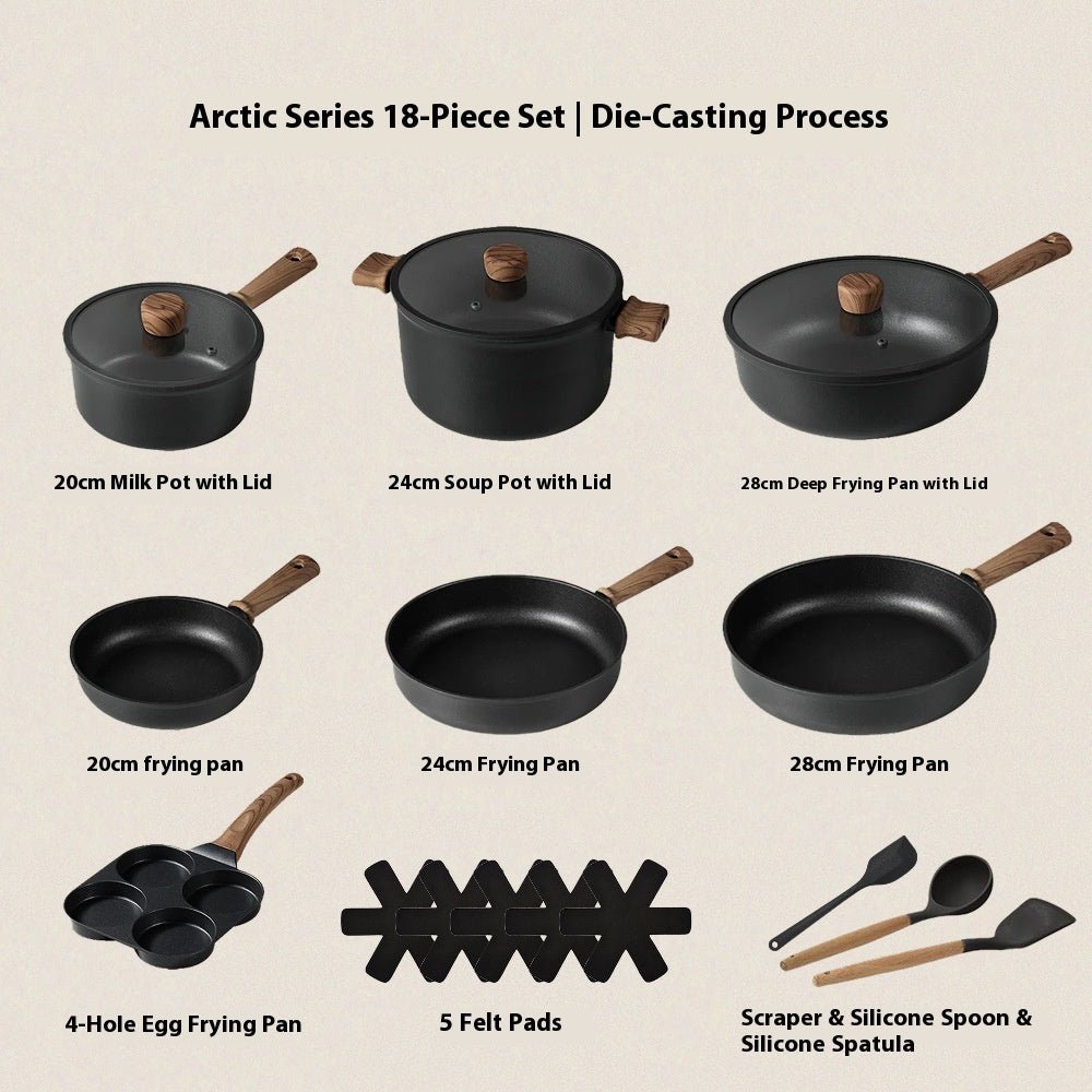 Titanium Non - Stick Cookware Set - Urban Jiko