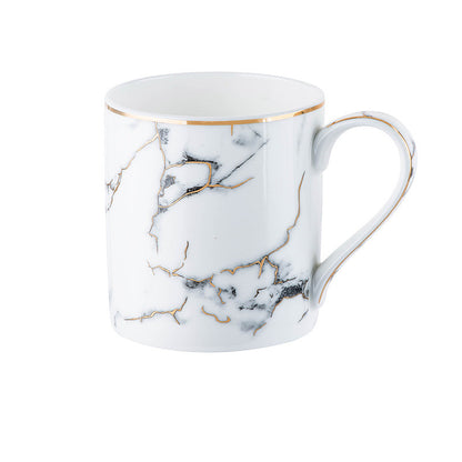 Marbled Ceramic Dinner Plate