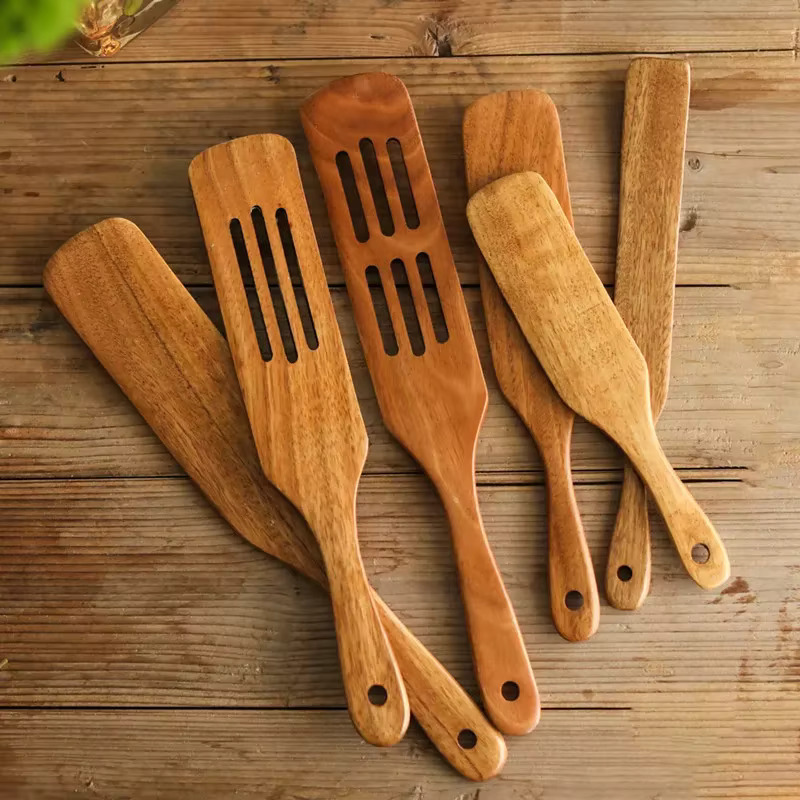 5-Piece Acacia Wooden Spurtle Set