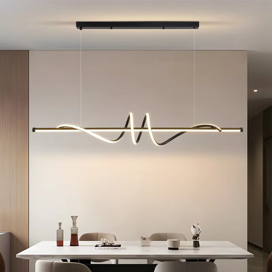 Modern LED Wave Pendant Lamp