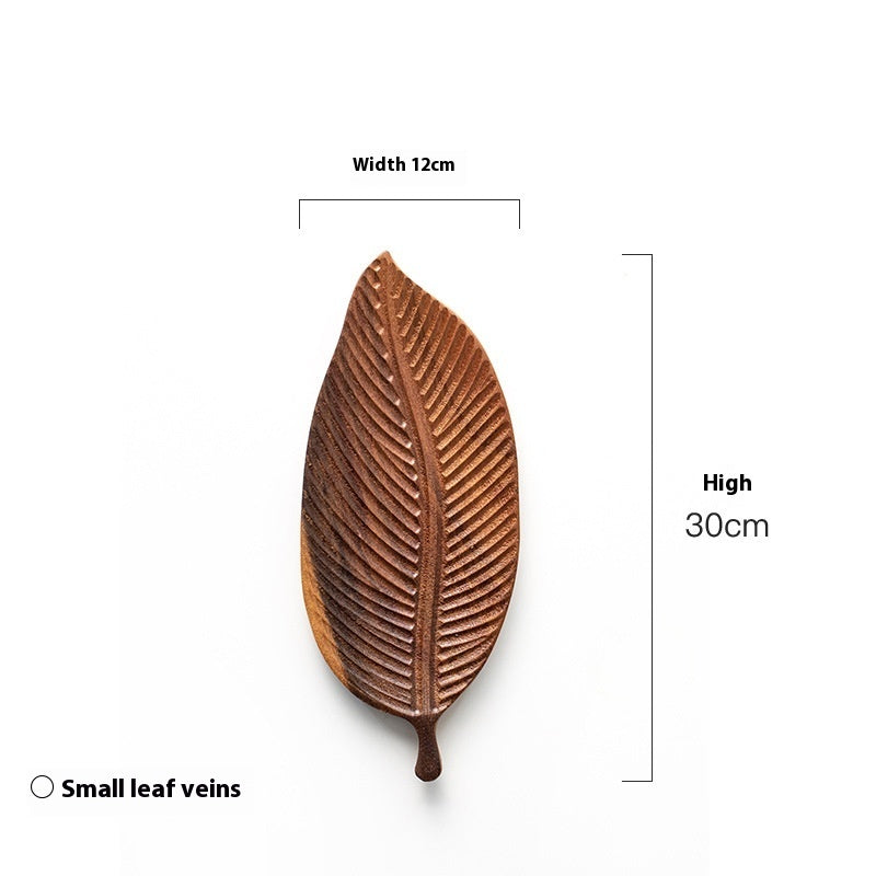 Walnut Leaf Tray
