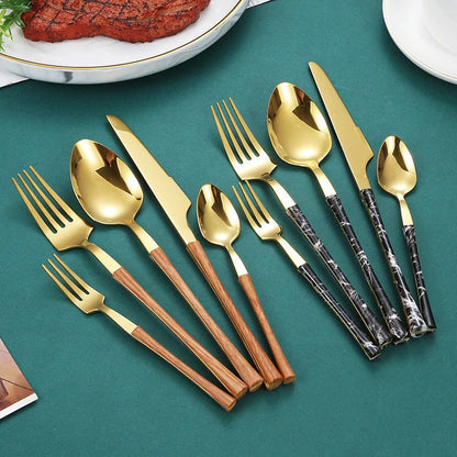 20 - Piece Stainless Steel Cutlery Set - Urban Jiko