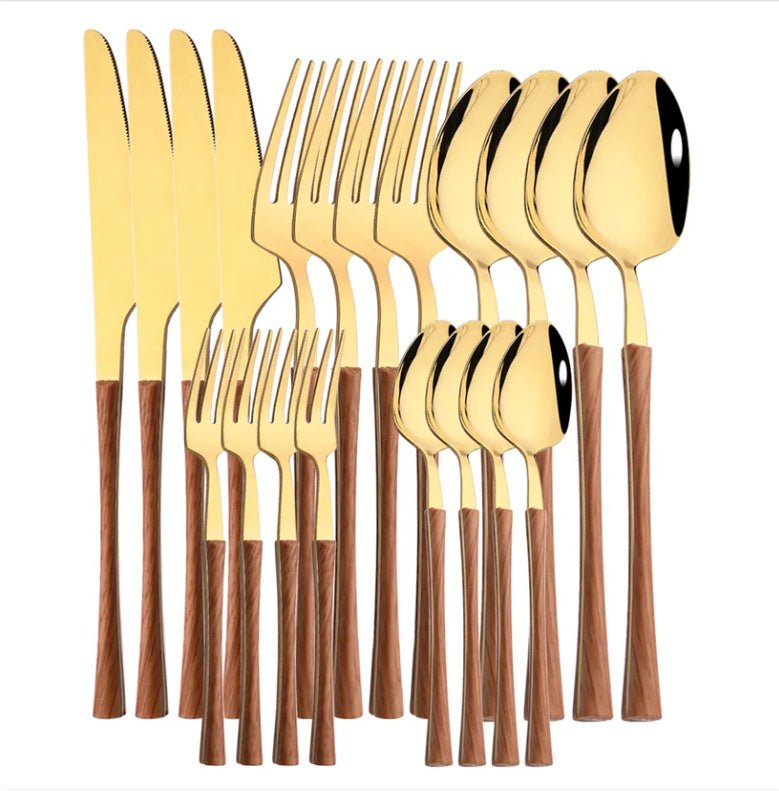 20 - Piece Stainless Steel Cutlery Set - Urban Jiko