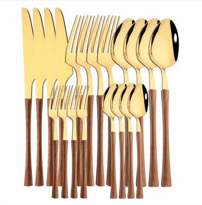 20 - Piece Stainless Steel Cutlery Set - Urban Jiko