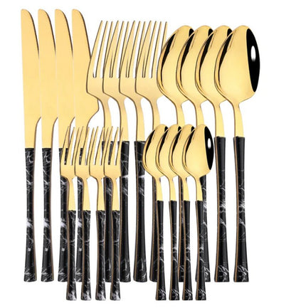 20 - Piece Stainless Steel Cutlery Set - Urban Jiko