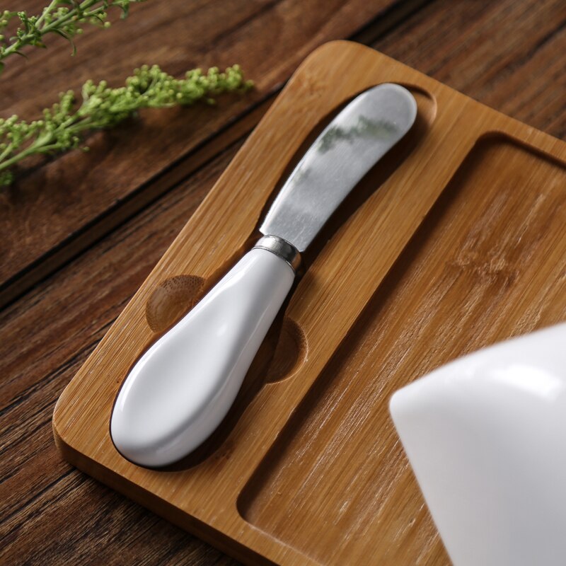 Wooden Butter Dish Set