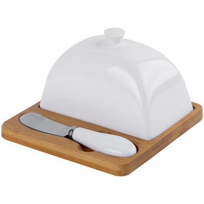 Wooden Butter Dish Set