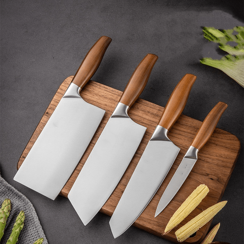 4 - Piece Japanese Steel Knife Set - Urban Jiko