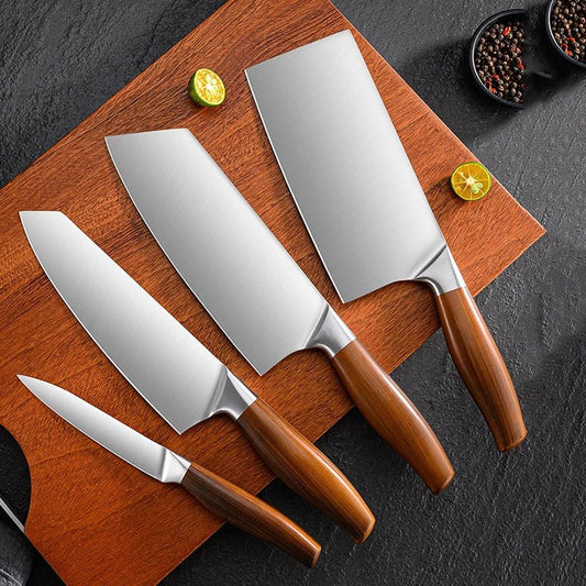 4 - Piece Japanese Steel Knife Set - Urban Jiko