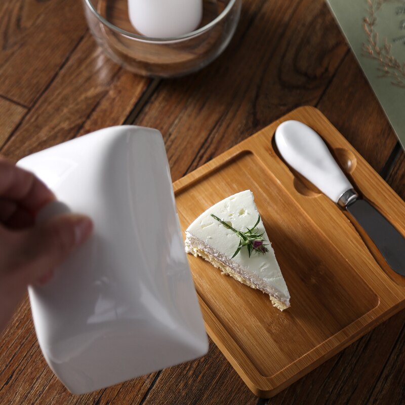 Wooden Butter Dish Set