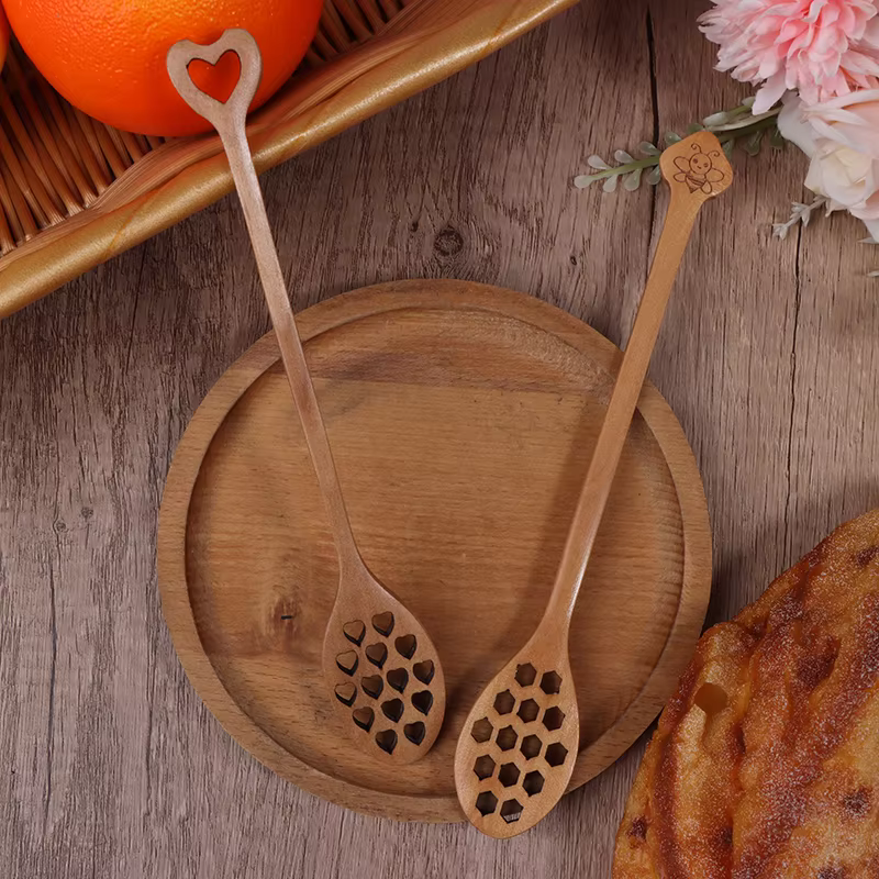 Acacia Wooden Honey Dipper