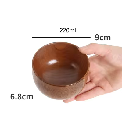 Japanese Jujube Wooden Bowls