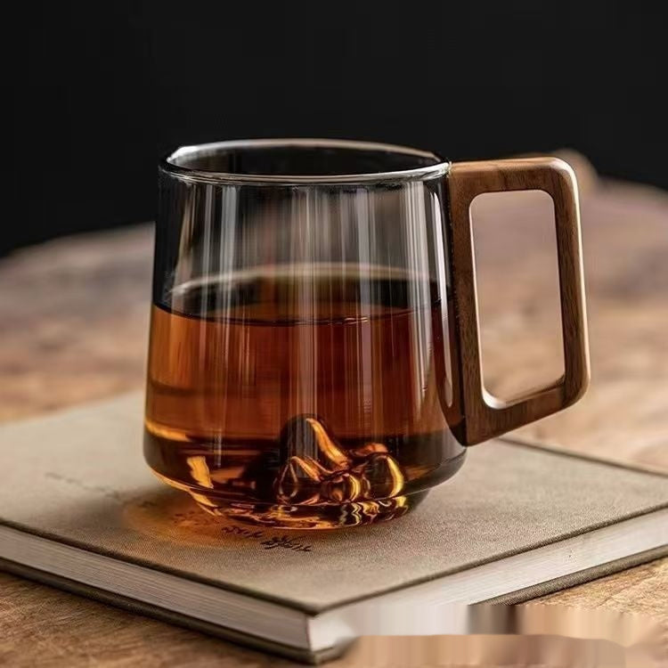 Walnut Glass Mug