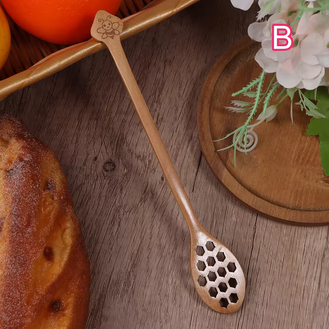 Acacia Wooden Honey Dipper