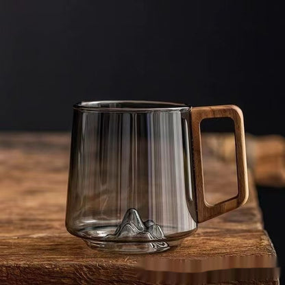 Walnut Glass Mug