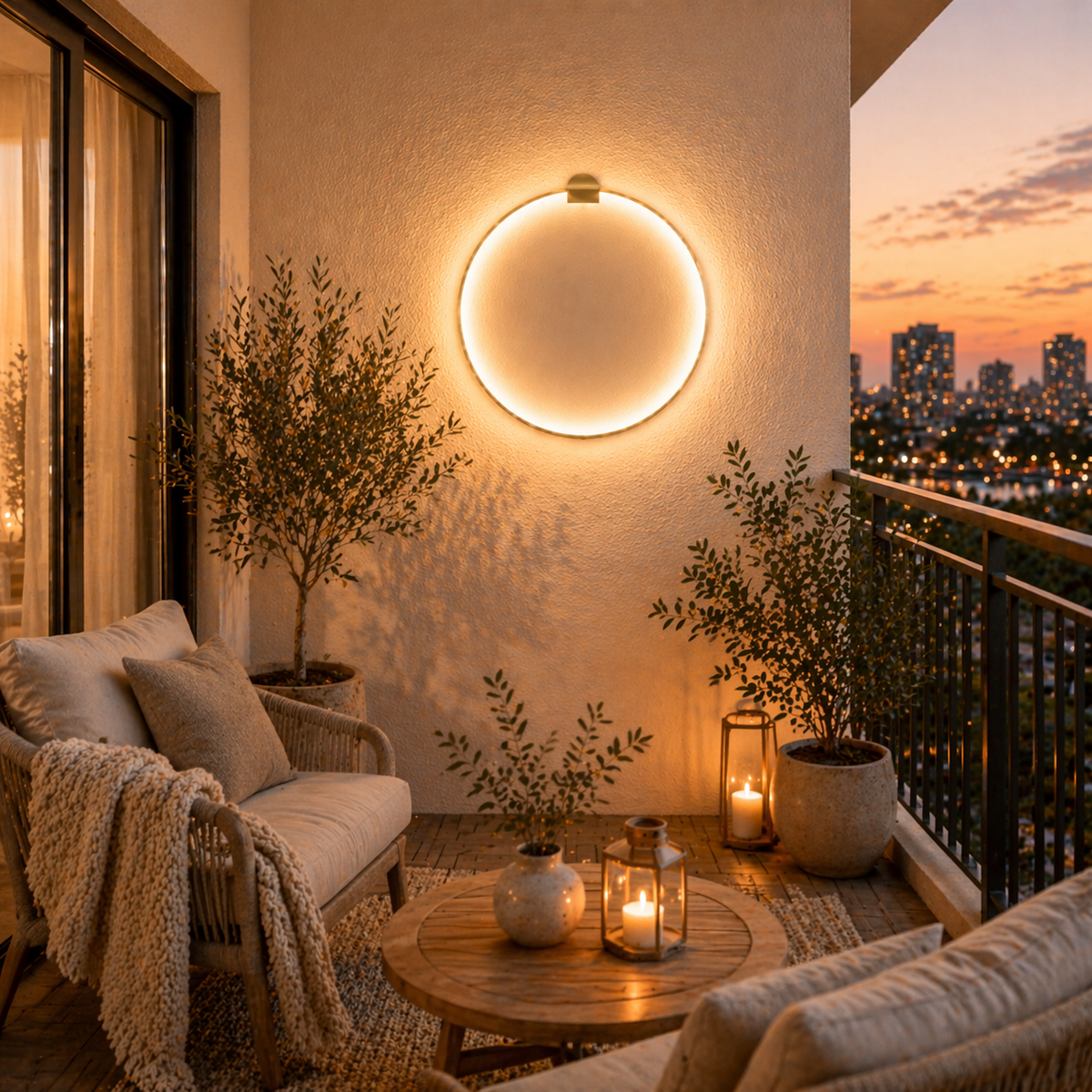 Lunaris Halo Wall Light