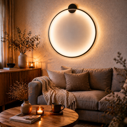 Lunaris Halo Wall Light