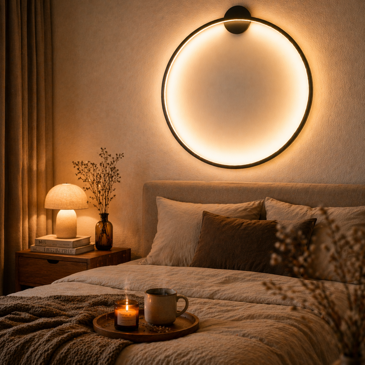 Lunaris Halo Wall Light