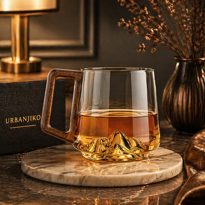 Walnut Glass Mug