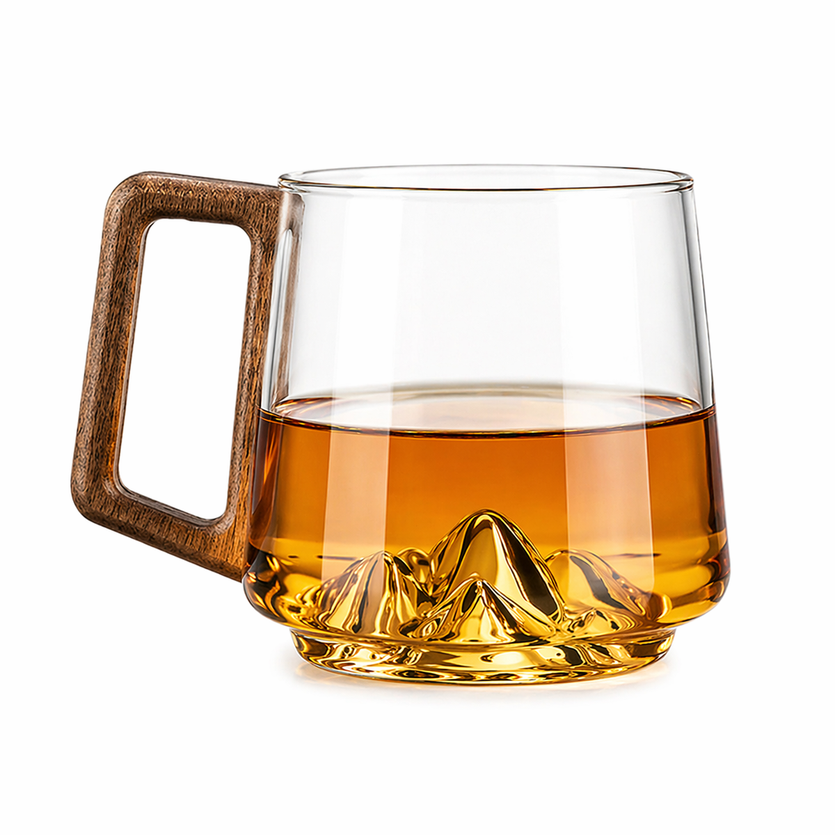 Walnut Glass Mug