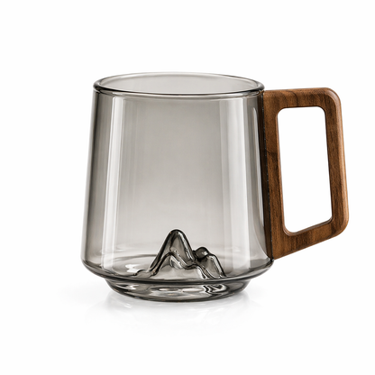 Walnut Glass Mug