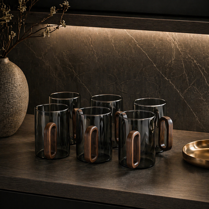 Smoked Borosilicate Mug