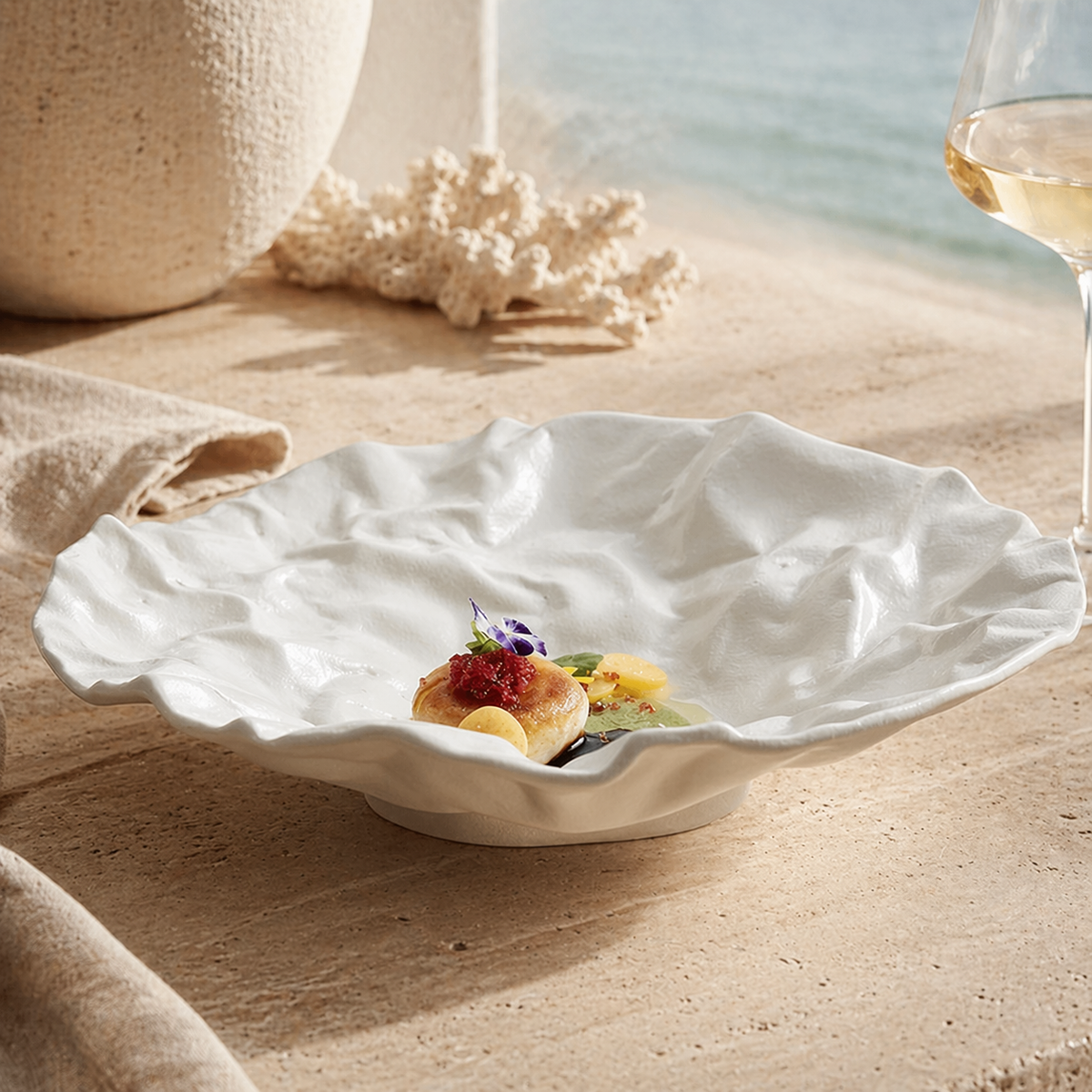 Oceane Sculpted Bowl