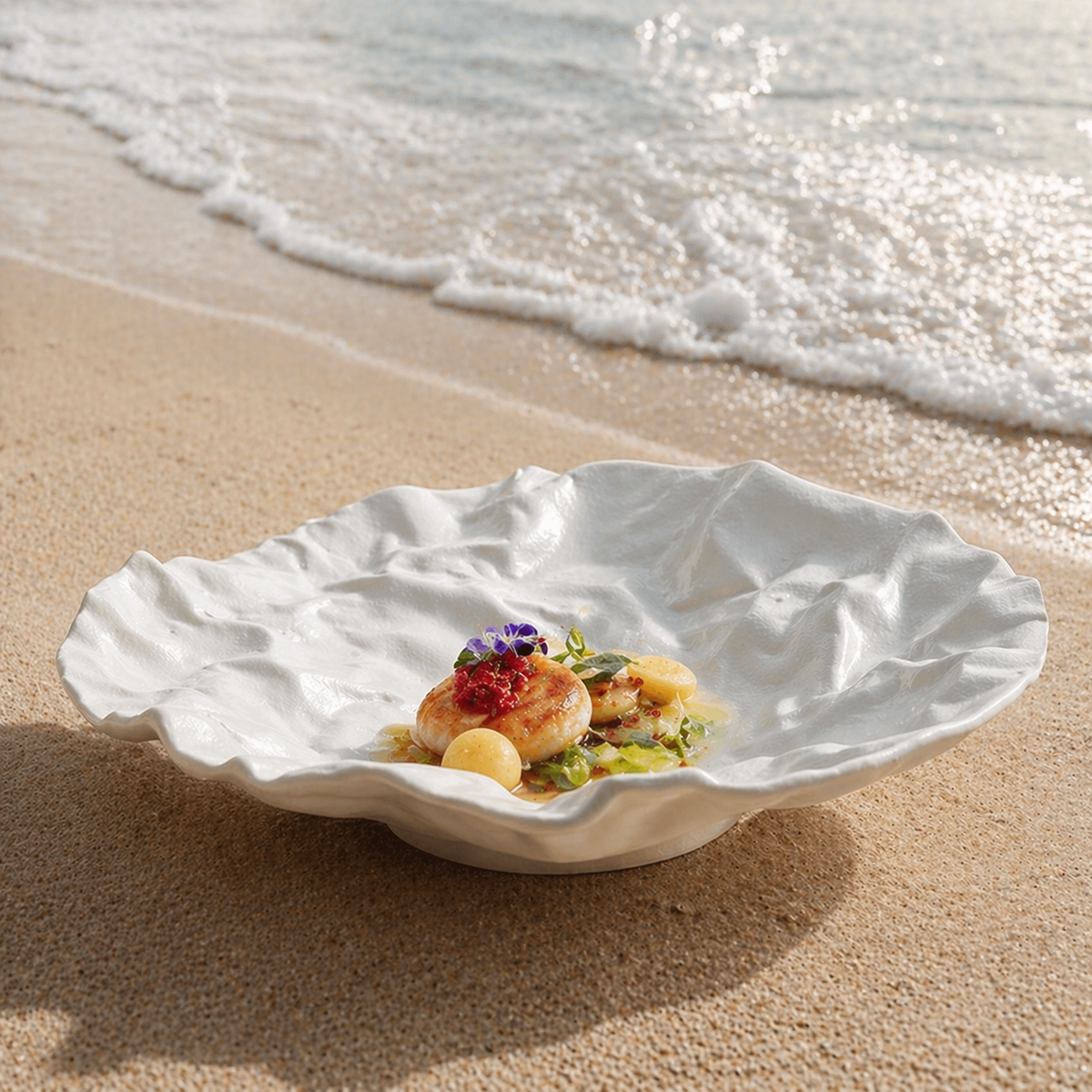 Oceane Sculpted Bowl
