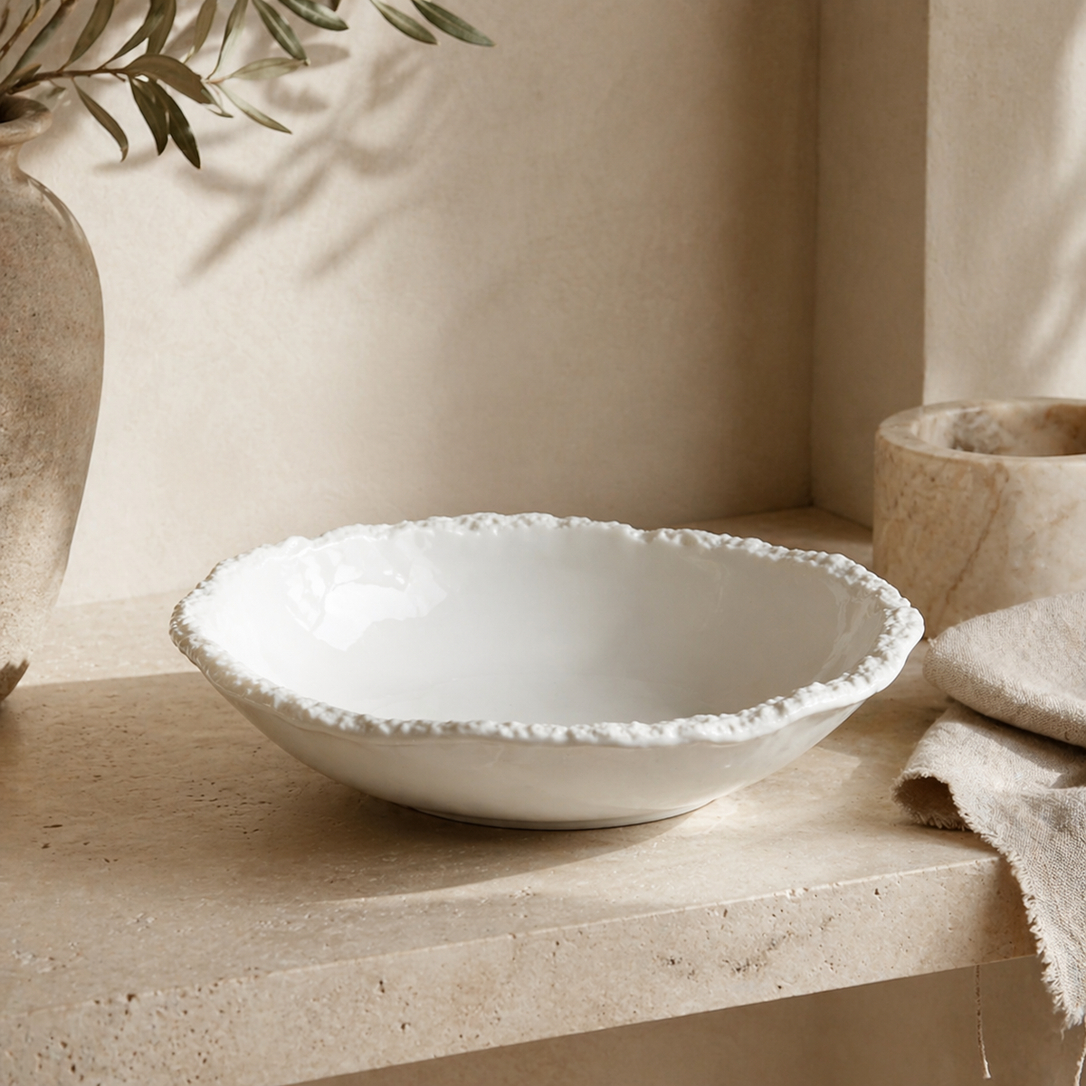 Stoneform Serving Bowl
