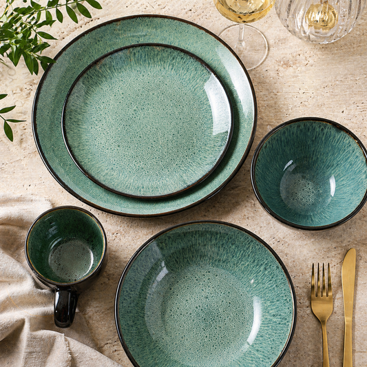 Emerald Glaze Dinnerware